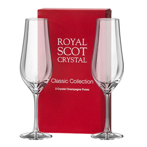 Royal Scot Classic Collection Pair of Champagne Flutes - Top-Rated